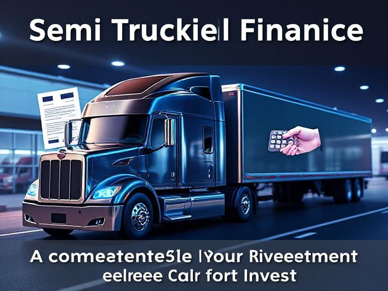 Semi Truck Trailer Financing: A Comprehensive Guide to Securing Your Investment
